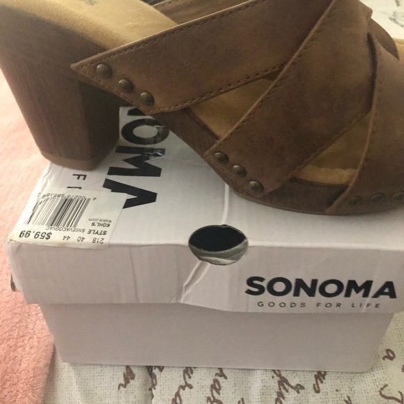 Sandals slip on with heel​ - Picture 4 of 8